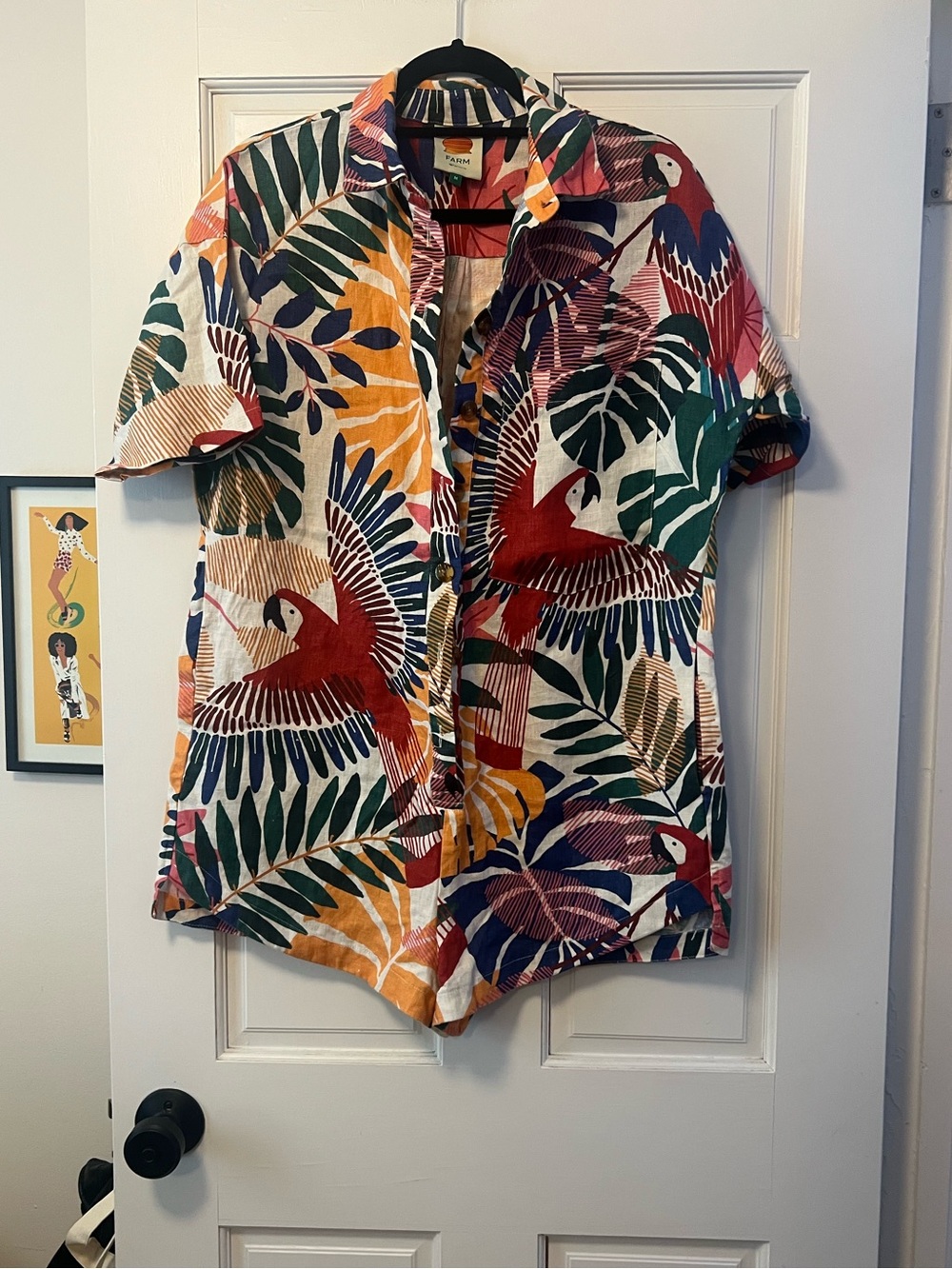 Farm Rio Macaw jumpsuit